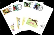 Papua Nowa Gwinea / 4 Koperty FDC / 575-578 ( WWF - Fauna - motyle ) 1988 r