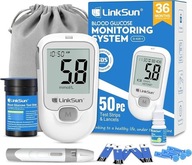 G425 Glukometr Link Sun 50 pasków Zestaw urządzenia do nakłuwania