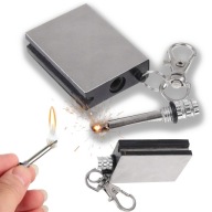 WIECZNA ZAPAŁKA KRZESIWO MAGNEZOWE SURVIVAL BRELOK AMERYKAŃSKIE MOCNE