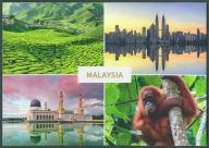Azja nowa pocztowka Malezja Malaysia