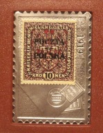 10 KORON - WYDANIE KRAKOWSKIE 1919 - 1 $ DOLAR NIUE 2016, NAK. 499 SZT.