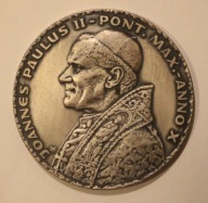 PAPIEŻ - Jan Paweł II 1978 - 1988 - X LECIE PONTYFIKATU - WADOWICE