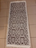 KILIM DYWANIK WEŁNA TKANY SKANDYNAWSKI ORYGINALNY