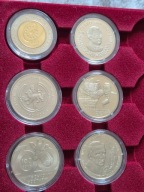 Zestaw monet 2 hrywny - 6 sztuk
