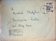 Koperta stempel Gołcza do Kamionka Wielka