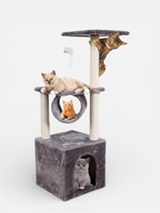 DRAPAK DLA KOTA DUŻY WYSOKI DRZEWKO DOMEK LEGOWISKO SŁUPEK ZABAWKA MYSZ KOT