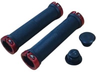 Gripy Chwyty Rowerowe CZERWONE Przykręcane 22mm