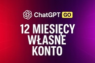 CHATGPT GO | 1 ROK | WŁASNE KONTO UŻYTKOWNIKA | DOSTAWA 24/7