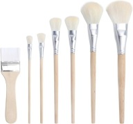 7 SZTUK PĘDZLI DO FARB AKRYLOWYCH DO MALOWANIA CERAMICZNEGO SZTUK PĘDZLI