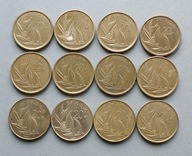 BELGIA 20 FRANKÓW 1980-1993 BELGIQUE-BELGIE ZESTAW 12 SZT.