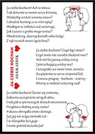 A2 PLAKAT WIERSZ MIŁOSNY WALENTYNKI PREZENT *JA CIEBIE KOCHAM* ADAM ASNYK 2