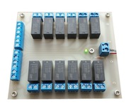 Moduł 12x przekaźnik 12V 2A - zmiana polaryzacji