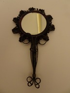 Stare lusterko, metaloplastyka, lusterko vintage, retro