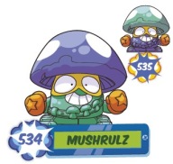 SUPER ZINGS seria 7 535 Mushrulz zielony