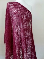 Chusta kid moher jedwab rękodzieło