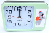 BUDZIK ZEGAREK DLA DZIECI ZIELONY MISIO STYLOWY