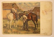 H. KLEIN 1906 rok - 2 ORYGINALNE PIECZĄTKI - MIŃSK 1911 rok - MALARSTWO