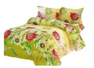 pościel z satyny bawełnianej 200x220 + 2x70x80 zamek S 615