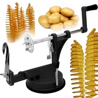 MASZYNKA DO ZIEMNIAKÓW ZAKRĘCONE FRYTKI TWISTER CHIPSY STAL NIERDZEWNA