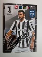 Karta panini autograf Juventus Andrea Barzagli Fifa 365