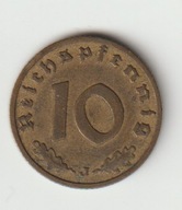 III Rzesza 10 pfennig 1939 J