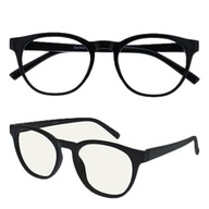 OKULARY ZERÓWKI DO KOMPUTERA Z FILTREM ŚWIATŁA NIEBIESKIEGO OPULIZE SZARY