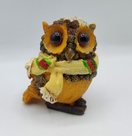 figurka SOWA kolekcjonerska sówka z szaliczkiem