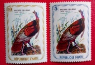 HAITI 1975 ptaki dzikie indyki czyste**