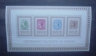 BLOK Mi 8 ** MALTA 100 LAT POCZTY