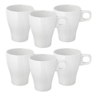 IKEA FARGRIK Kubek kamionka 250 ml biały 6sztuk.
