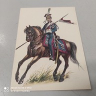 POCZTÓWKA SZEREGOWIEC PUŁKU LEKKOKONNEGO GWARDIA NAPOLEONA