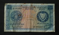 Cypr - banknot - 250 Mils 1973 rok