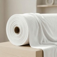 Tkanina welwet velvet gładka BIAŁA do sublimacji pod nadruk