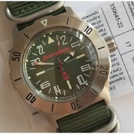 ZEGAREK VOSTOK. AUTOMAT. KOMANDIRSKIE 350645. K-35. 24H. 10ATM.