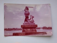 WARSZAWA - Pomnik Syreny - pocztówka z lat 70-tych
