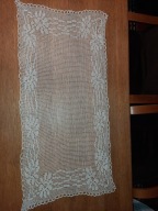 koronkowy bieżnik, zazdrostka 96 x 46cm