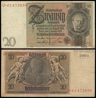 BNN - NIEMCY 20 Marek 1929 # L - O.01472658 # P181a # VF-