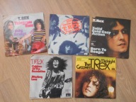 20th Century Boy / Free Ange 5 x singiel 7" zestaw T. Rex Winyl
