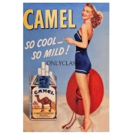 „Camel – So Cool, So Mild” – Dekoracyjny Plakat Reklamowy