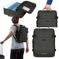 TORBA PODRÓŻNA PLECAK NA WAKACJE PODRĘCZNY BAGAŻ KABINOWY TURYSTYCZNY MOCNY