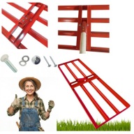 NIWELATOR TERENU RĘCZNY DO PIASKOWANIA TRAWNIKA RÓWNIARKA SZEROKI SOLIDNY