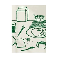 „Zielone Śniadanie” – Minimalistyczny Plakat Kuchenny