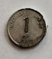 moneta Malediwy 1 laari 1984