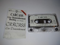 Carcass – Live Dismemberment - KASETA MC KONCERT Z 1989 K1726