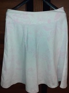Spódniczka Now 42 44 len róż spódnica jak nowa