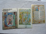 ZESTAW 8 POCZTÓWEK BIBLIOTEKA NARODOWA W WARSZAWIE ZABYTKI PIŚMIENNICTWA