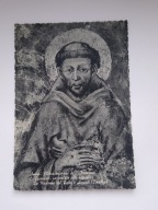 Włochy - ASYŻ - Fresk z bazyliki św. Franciszka - stara pocztówka