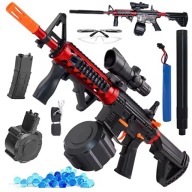 Pistolet na kulki żelowe karabin automatyczny duży zestaw automat mocny M4