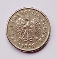 Moneta 20 groszy 1998 gruba data, rzadka odmiana z prywatnej kolekcji