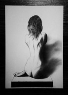 Akt Artystyczny – Praca Ręcznie Tworzona (198) – dla 884 Skubalskich